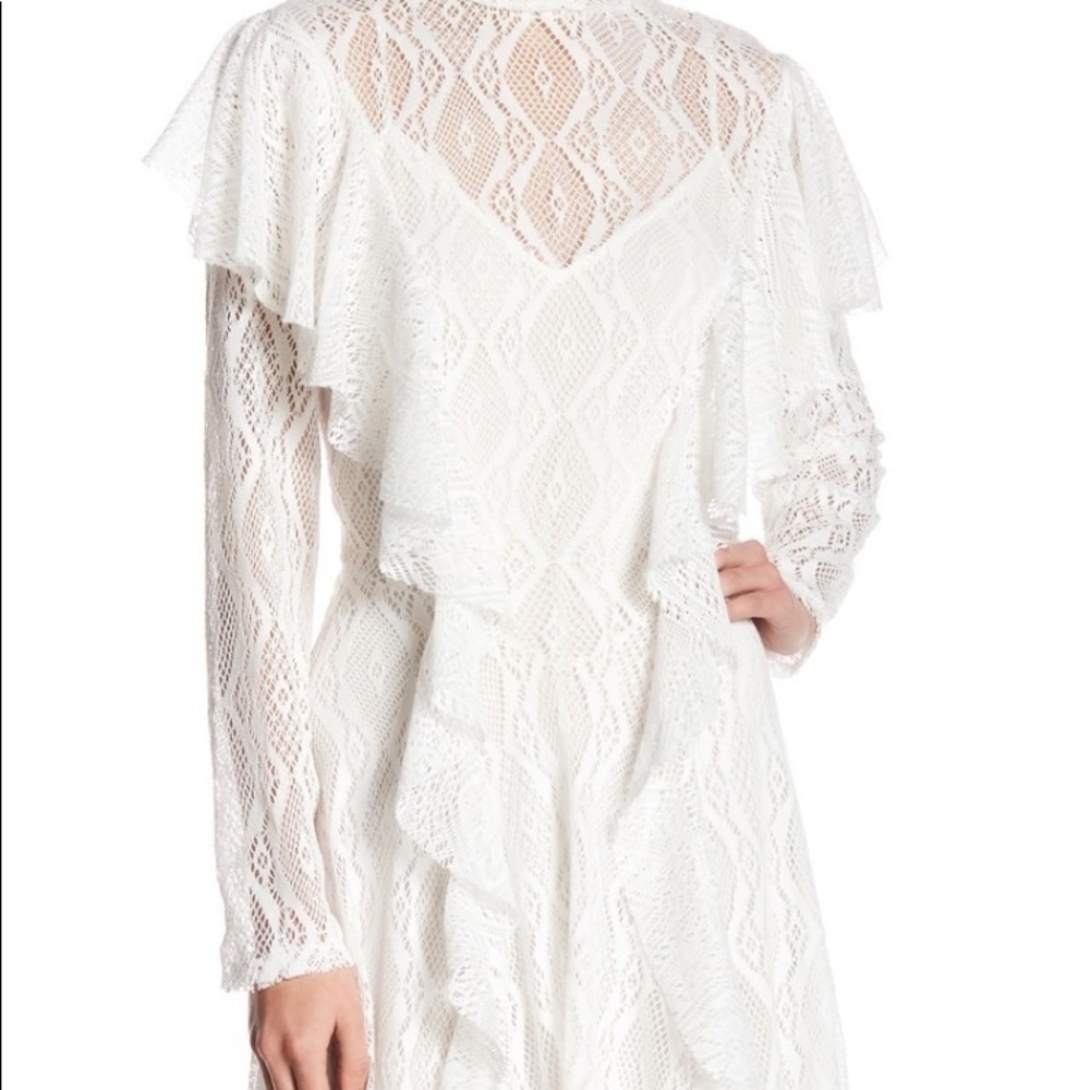 Free People Rock Candy mock neck lace dress